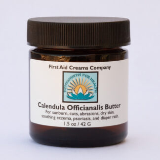 Calendula officinalis Butter Front of Jar